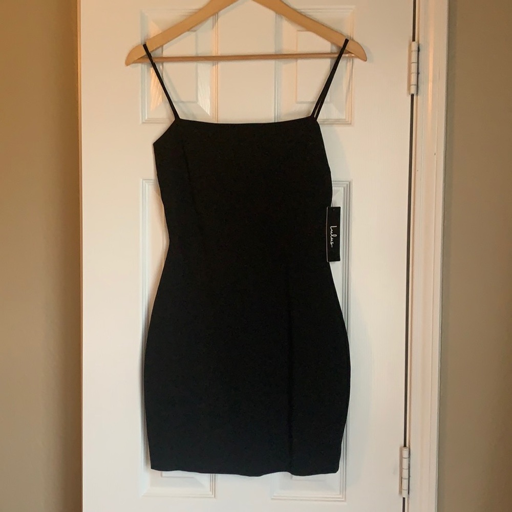 NWT Women’s Lulu’s black bodycon dress